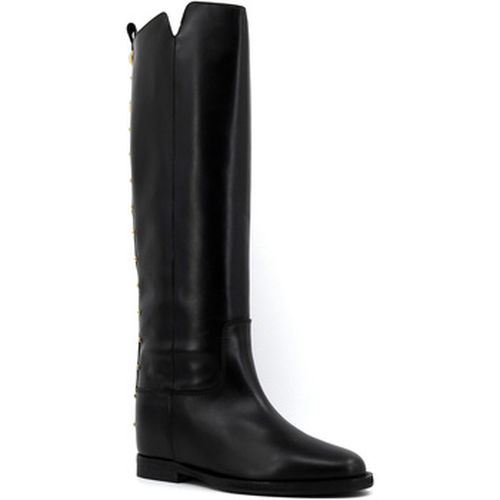 Bottines Santa Monica Stivale Donna Nero 4031 - Via Roma 15 - Modalova