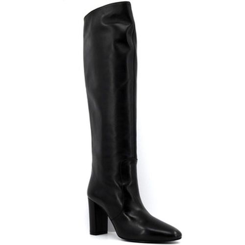 Bottines Soft Stivale Tacco Donna Nero 3434 - Via Roma 15 - Modalova