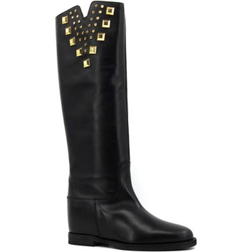 Bottines Santa Monica Stivale Donna Nero 4024 - Via Roma 15 - Modalova