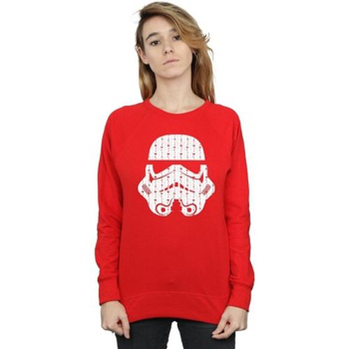 Sweat-shirt Christmas Stormtrooper Helmet - Disney - Modalova