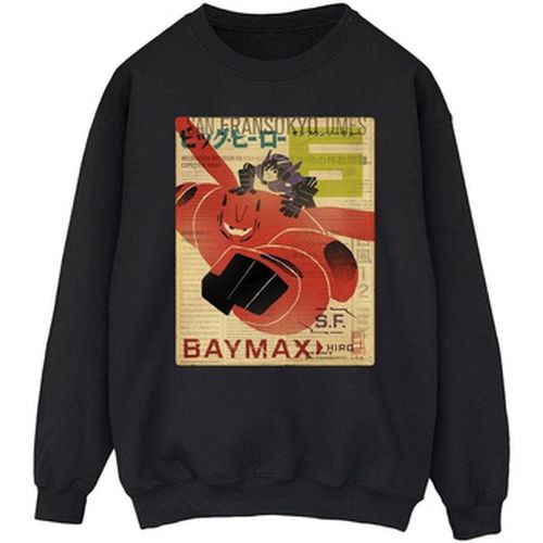 Sweat-shirt Big Hero 6 Baymax Flying Baymax Newspaper - Disney - Modalova