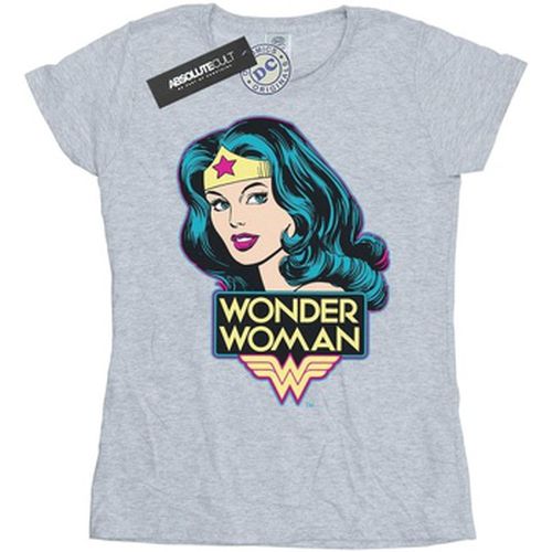 T-shirt Wonder Woman Head - Dc Comics - Modalova