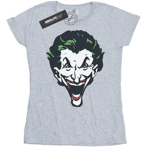 T-shirt The Joker Big Face - Dc Comics - Modalova