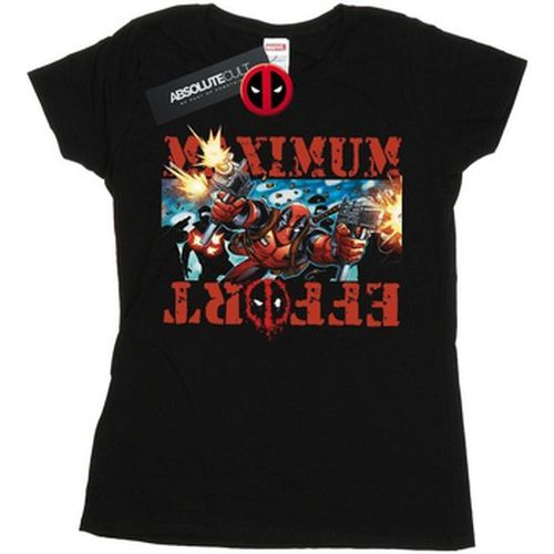 T-shirt Deadpool Maximum Effort - Marvel - Modalova