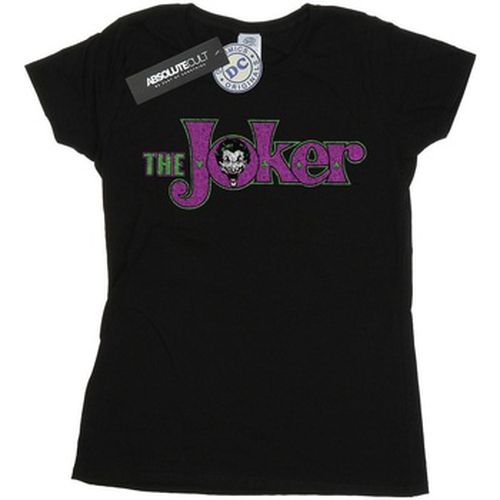 T-shirt The Joker Crackle Logo - Dc Comics - Modalova