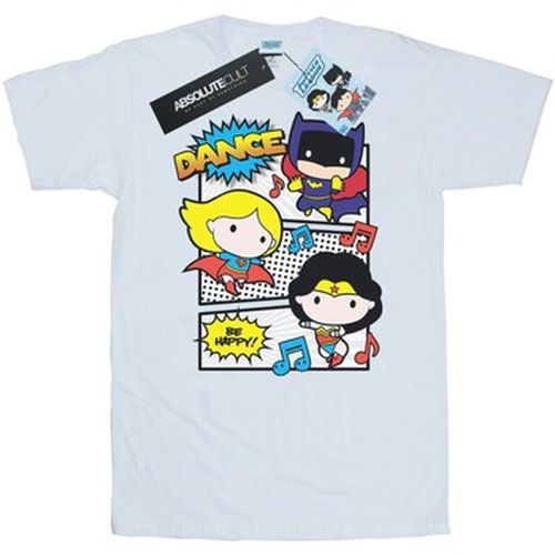 T-shirt Chibi Super Friends Dance - Dc Comics - Modalova