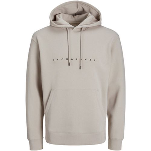 Sweat-shirt Sweat coton mélangé col à capuche droit - Jack & Jones - Modalova