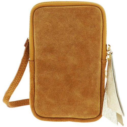 Sac HACE mini sac à bandoulière pour téléphone en cuir daim - Dupond Durand - Modalova