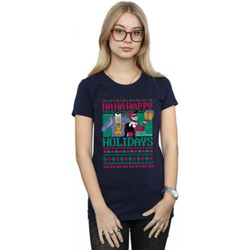 T-shirt Ha Ha Happy Holidays - Dc Comics - Modalova