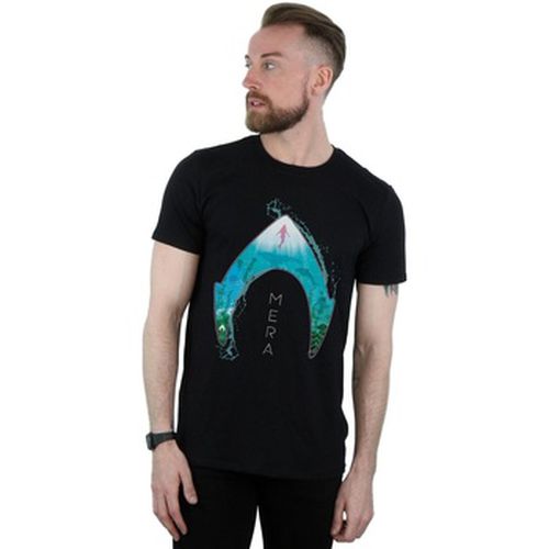 T-shirt Aquaman Mera Ocean Logo - Dc Comics - Modalova