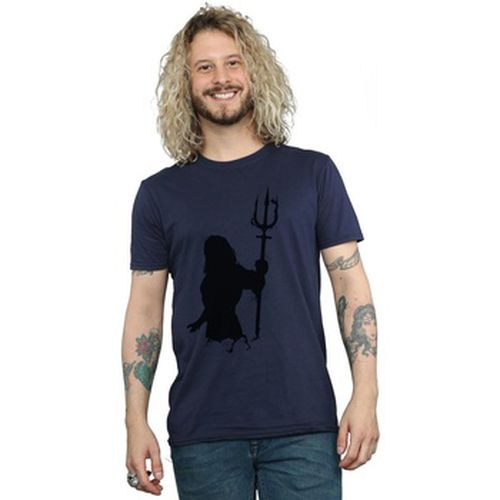 T-shirt Aquaman Mono Silhouette - Dc Comics - Modalova