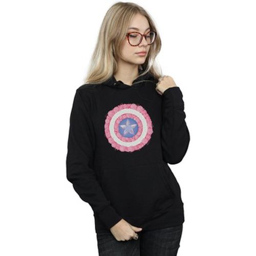 Sweat-shirt Captain America Flowers Shield - Marvel - Modalova