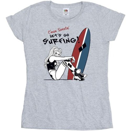 T-shirt Harley Quinn Let's Go Surfing - Dc Comics - Modalova