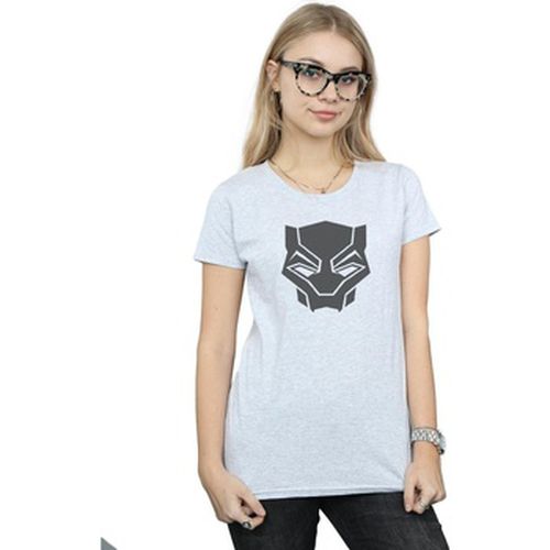 T-shirt Black Panther Black On Black - Marvel - Modalova