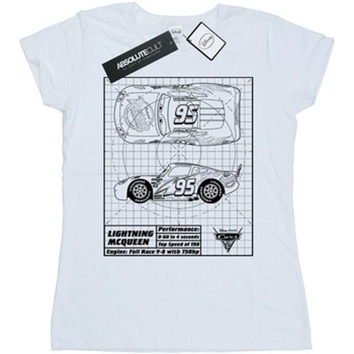 T-shirt Cars Lightning McQueen Blueprint - Disney - Modalova