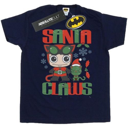 T-shirt Chibi Catwoman Santa Claws - Dc Comics - Modalova