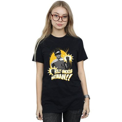 T-shirt Batman TV Series Robin Holy Smokes - Dc Comics - Modalova