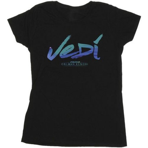 T-shirt Obi-Wan Kenobi Jedi Painted Font - Disney - Modalova