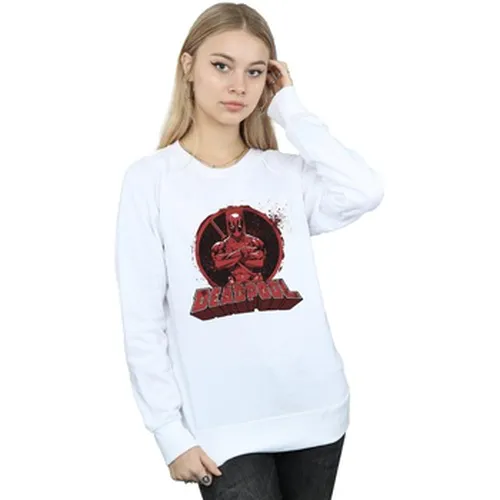Sweat-shirt Deadpool Crossed Arms Logo - Marvel - Modalova