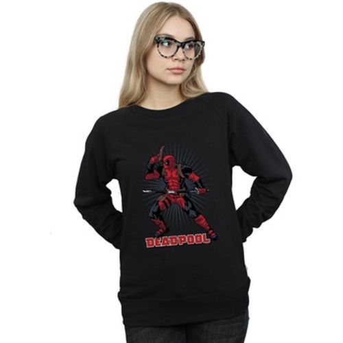 Sweat-shirt Deadpool Gun Sword Burst - Marvel - Modalova