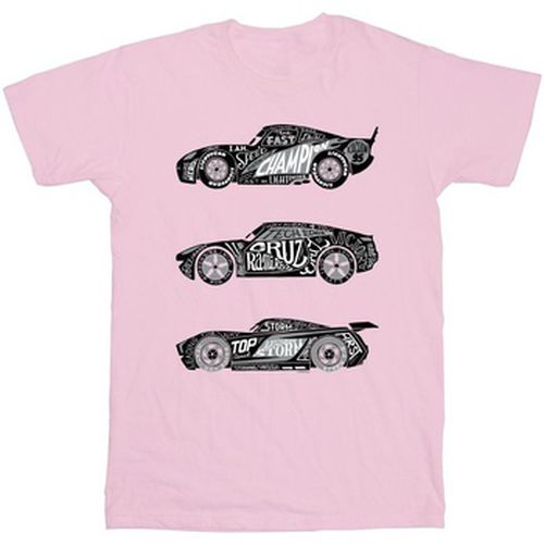 T-shirt Disney Cars Text Racers - Disney - Modalova