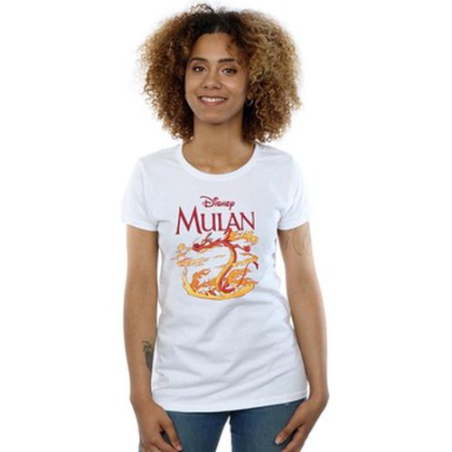 T-shirt Mulan Mushu Dragon Fire - Disney - Modalova