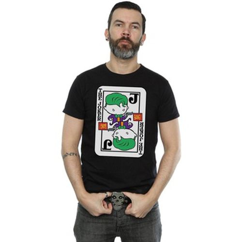 T-shirt Chibi Joker Playing Card - Dc Comics - Modalova