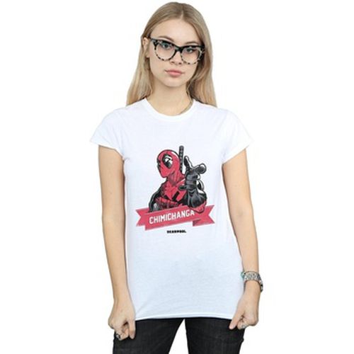 T-shirt Deadpool Chimichanga Finger - Marvel - Modalova