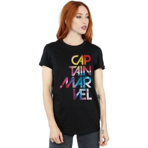 T-shirt Captain Galactic Text - Marvel - Modalova