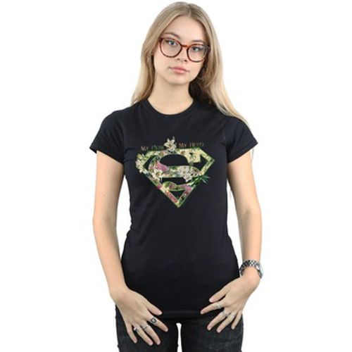 T-shirt Supergirl My Mum My Hero - Dc Comics - Modalova