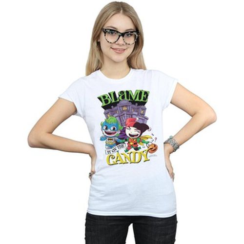 T-shirt Super Friends Blame It On The Candy - Dc Comics - Modalova