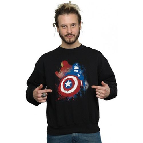 Sweat-shirt Captain America Civil War Painted Vs Iron Man - Marvel - Modalova