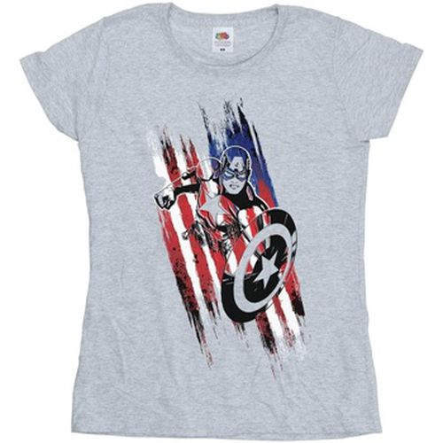T-shirt Avengers Captain America Streaks - Marvel - Modalova