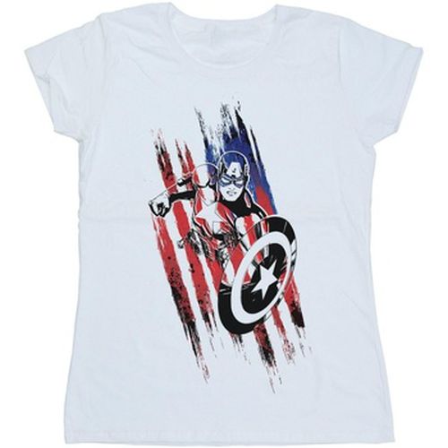 T-shirt Avengers Captain America Streaks - Marvel - Modalova