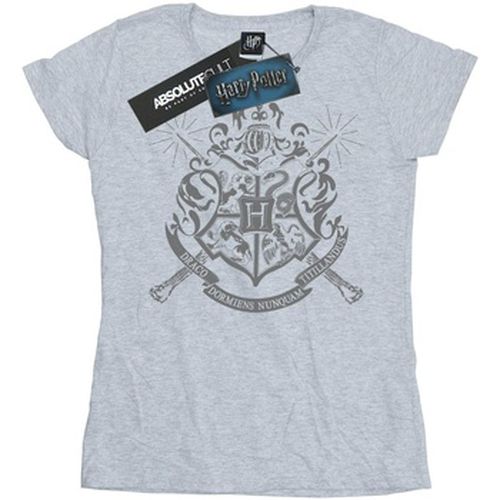 T-shirt Hogwarts Badge Wands - Harry Potter - Modalova