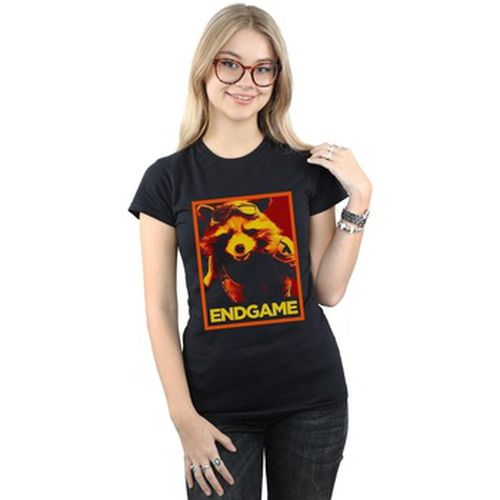 T-shirt Avengers Endgame Rocket Poster - Marvel - Modalova