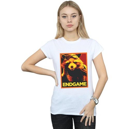 T-shirt Avengers Endgame Rocket Poster - Marvel - Modalova