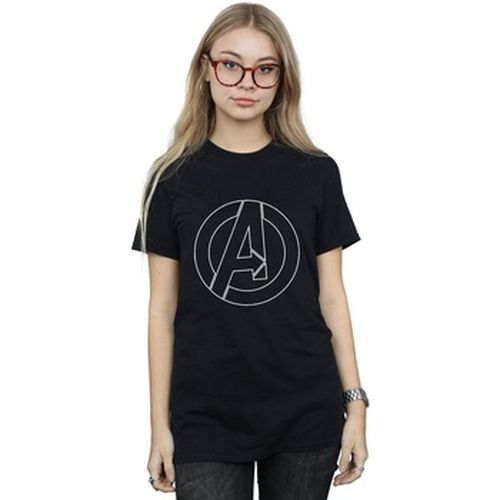 T-shirt Avenegers Assemble A Logo Outline - Marvel - Modalova