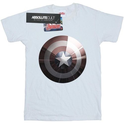 T-shirt Captain America Shield Shiny - Marvel - Modalova
