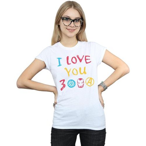 T-shirt Avengers Endgame I Love You 3000 Crayons - Marvel - Modalova