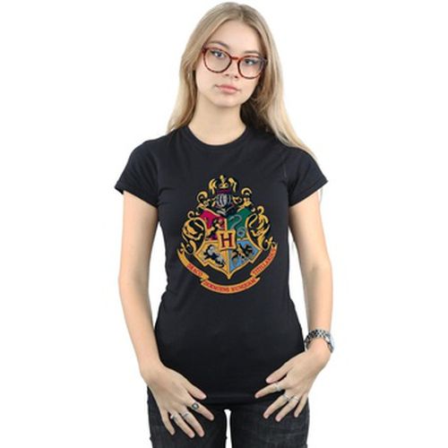 T-shirt Hogwarts Crest Gold Ink - Harry Potter - Modalova