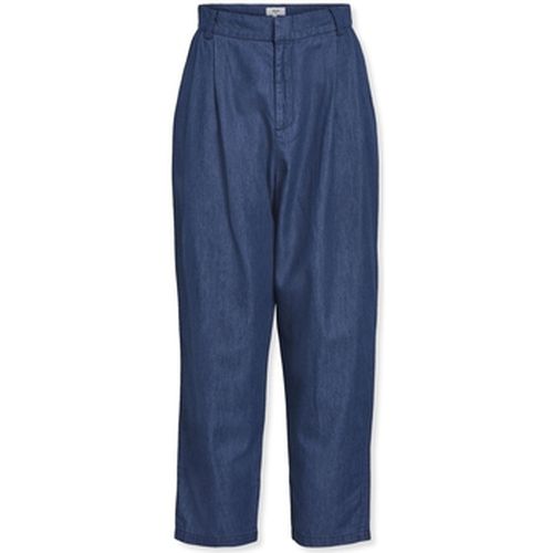 Pantalon Joanna Trousers - Medium Blue Denim - Object - Modalova