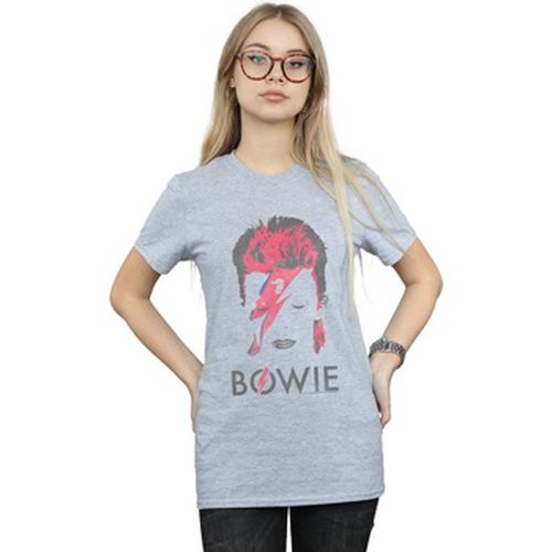T-shirt Aladdin Sane Distressed - David Bowie - Modalova