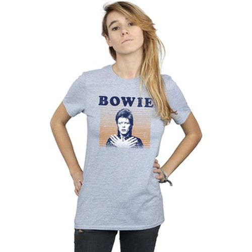 T-shirt David Bowie Orange Stripes - David Bowie - Modalova