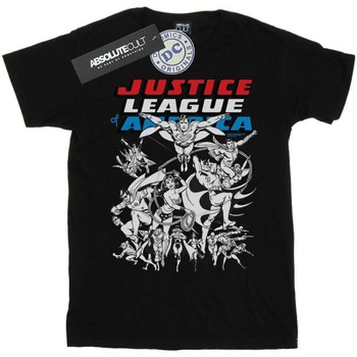 T-shirt Justice League Mono Action Pose - Dc Comics - Modalova