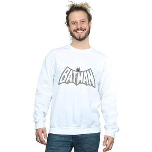 Sweat-shirt Batman Retro Crackle Logo - Dc Comics - Modalova