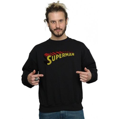 Sweat-shirt Superman Telescopic Crackle Logo - Dc Comics - Modalova