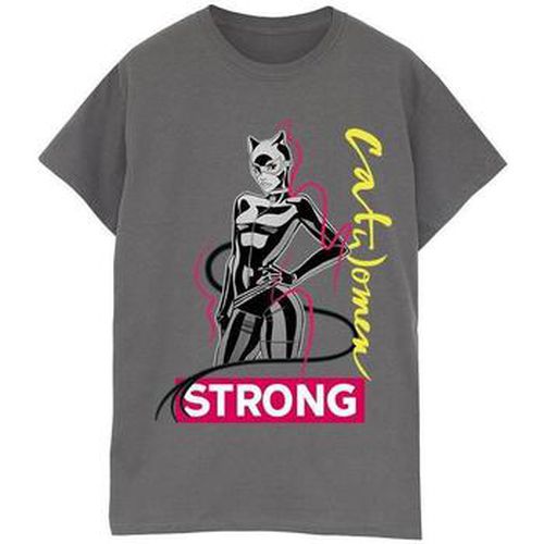 T-shirt Batman Catwoman Strong - Dc Comics - Modalova