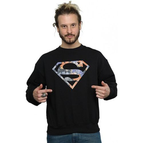 Sweat-shirt Superman Floral Logo 2 - Dc Comics - Modalova