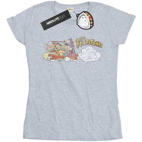 T-shirt Family Car Distressed - The Flintstones - Modalova
